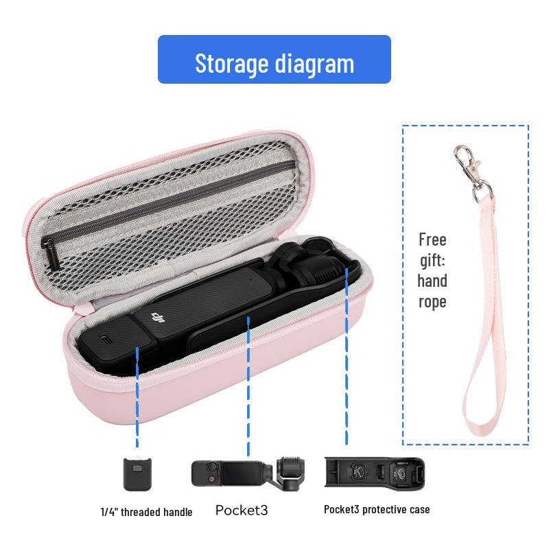 DJI Pocket 3 Waterproof Shock-Resistant Portable Storage Bag