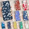 Cherry Blossom Floral Funda Case For Samsung Galaxy S25 Ultra S9 S10 S20 S21 FE S22 S23 Plus S24 Ultra Phone Cover