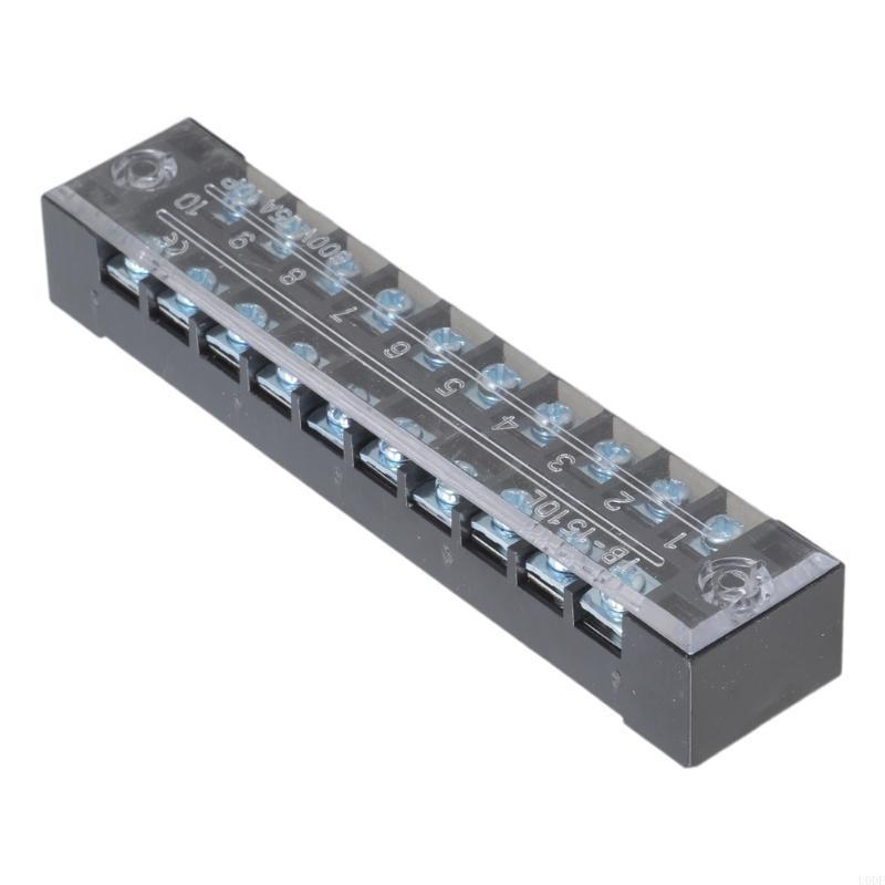   3/4/5/6/8 Position Fixed Wiring Board Double Row Strips Terminals Block Strips