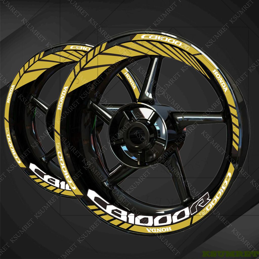 Vinyl For HONDA NC750X Wheel Motorcycle Stickers Logo Rim Decal Set