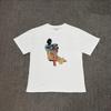GLYDE Cactus Utopia Joint Album Printed Short Sleeve Summer Casual Round Neck Y2k Men Clothed Oversized T-shirt