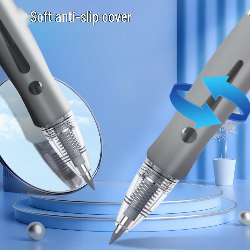 M&G 0.38mm Retractable Black Gel Pen