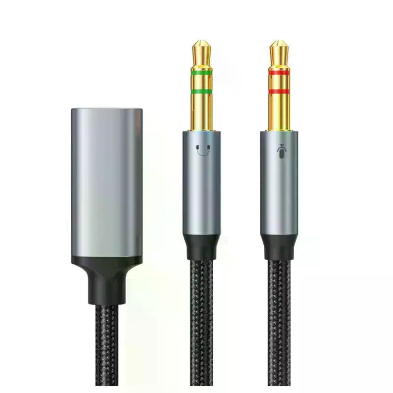 Phone Tablet PC Accessories With USB C Port Cable Conversion Earphone Microphone 3.5mm To Type-C Aux Analog signal Audio Adapter