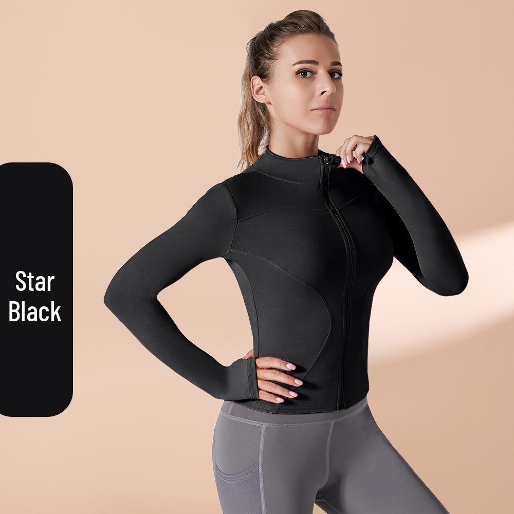 

Облегающая куртка для йоги и фитнеса, для похудения S