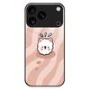 For iPhone 17 Pro Case PC TPU Tempered Glass Pattern Printing Anti Drop Phone Back Cover