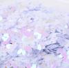 10MM Iridescent Five-Petal Flower Sequins for Nail Art, Glitter, Dance Costumes, and Crystal Slime Filler.