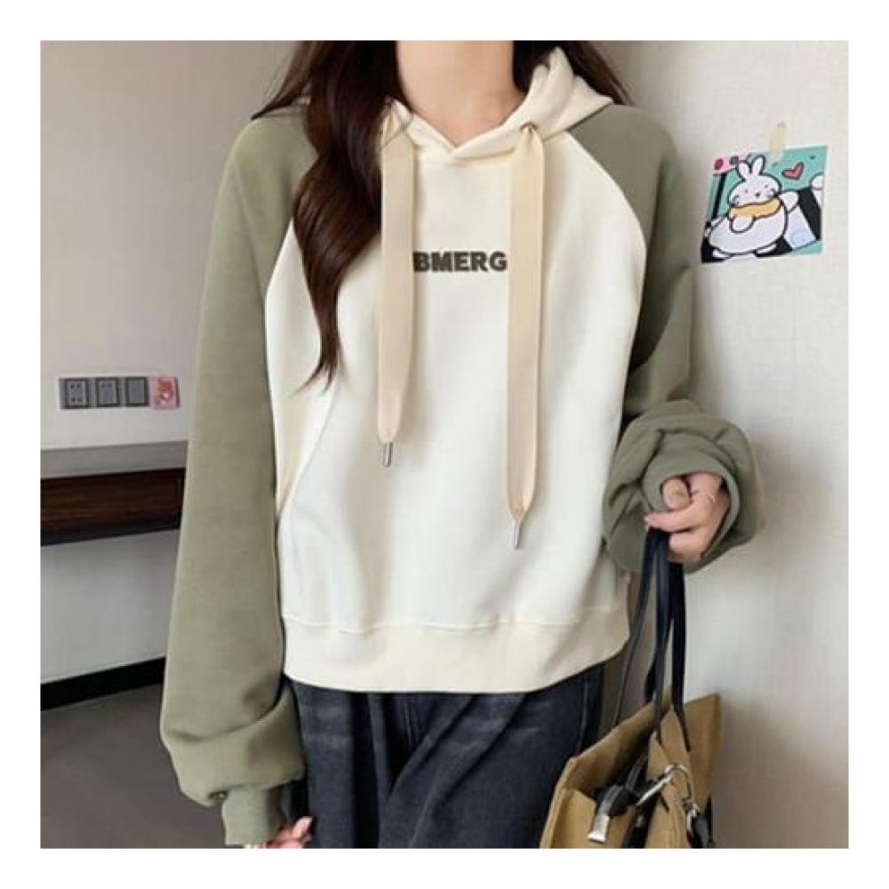 Navava Men Casual Raglan Long Sleeve Hoodie Nt1298