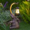 Lampa wisząca Solar Lantern Outdoor Wodoodporna Zasilana Energią Słoneczną LED Kształt Świecy Energooszczędna Automatyczne Włączanie/Wyłączanie Ogród Patio Dekoracja Lampa