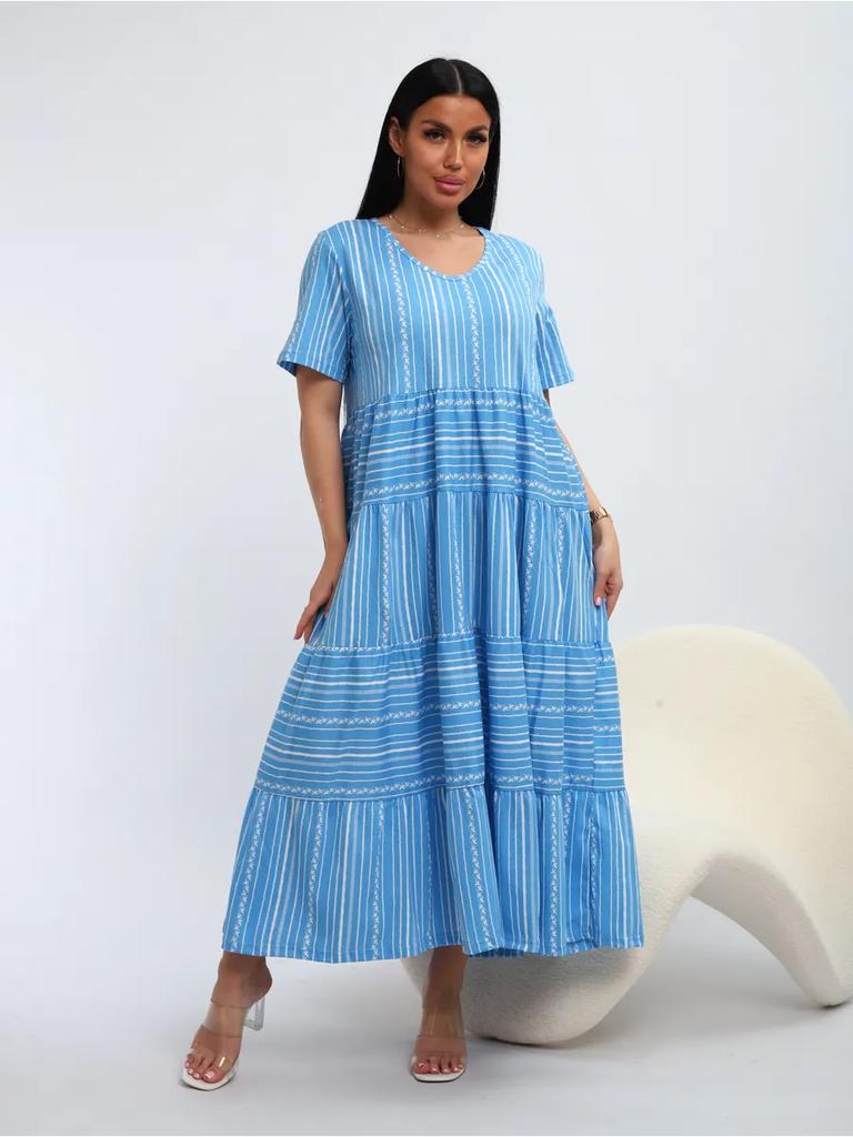 Plus Size Cotton Summer Dress
