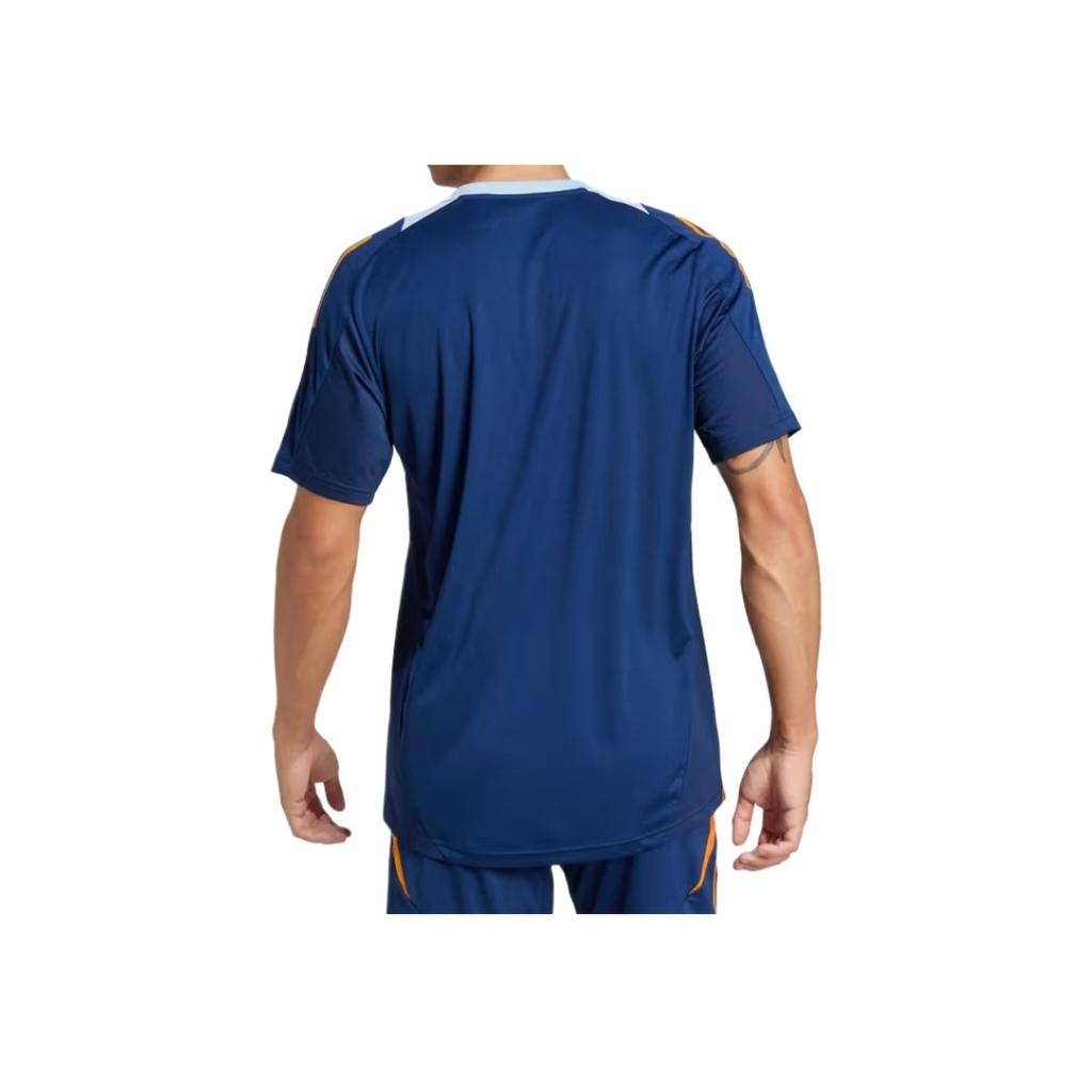 Adidas Real Madrid Tiro 24 Competition Jersey Team Navy Blue 2/Crew Orange/Glow Blue Men Streetwear JE4207