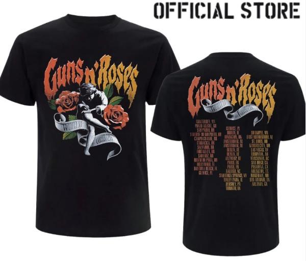 Official Guns N Roses World Tour 2026 Washed T-Shirt