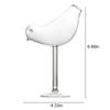 150ml Smoked Cocktail Goblet Glasses Multi-Purpose Elegant Bird Shaped Glass Transparent Goblet Glass for Champagne Drinks Wine