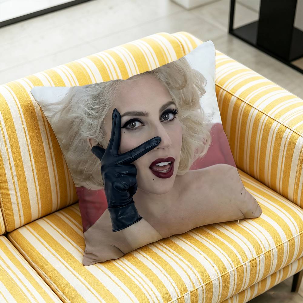 For Lady Gaga Mayhem Throw Pillow Case Cover Custom Decorative Pillowcase Cushion Decor DIY Gift
