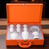 Mutton-Fat Jade Ceramic Kung Fu Tea Set