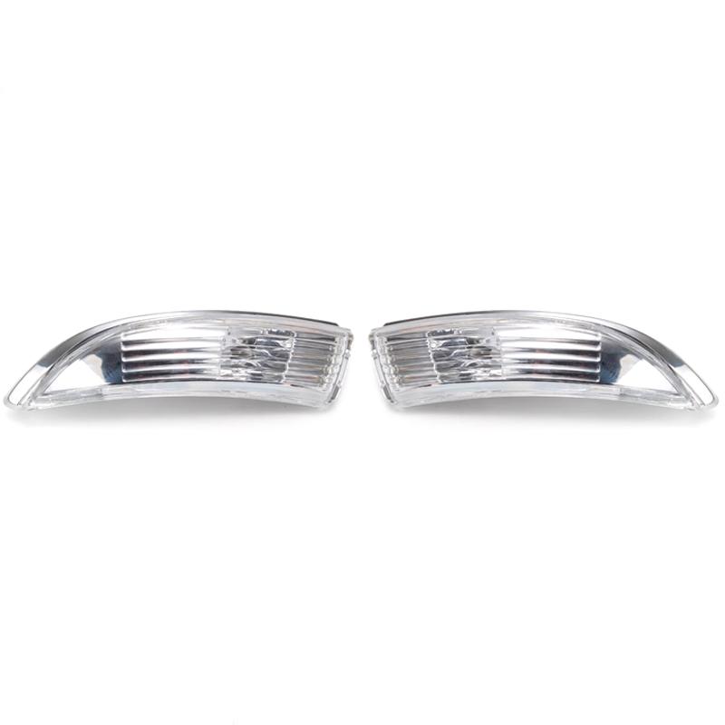 Backspegelkåpa Yttre Spegelram Värmd Lins Blinkerslampa För Ford Fiesta Mk7 2009-2016 För B-Max B232 2012-2017