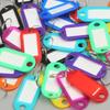 50 PCS Plastic Key Tags Split Ring ID Label Keychains for Organizing Locker Mailbox Apartment Office Home Keys