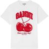 T-shirt Minimalista Versatile con Stampa Ciliegie Taglio Dritto Manica Corta Donna A1050247151