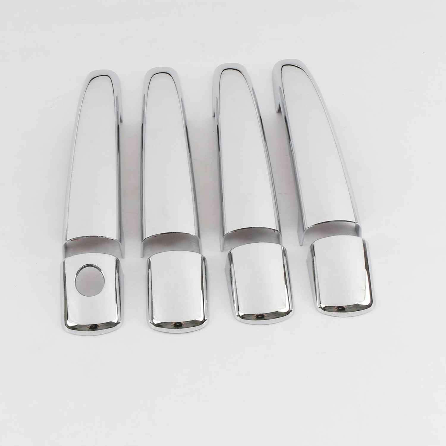 For Peugeot 5008 2009-2014 Accessory chrome silver car door handle covers trim 2010 2011 2012 2013 single key hole