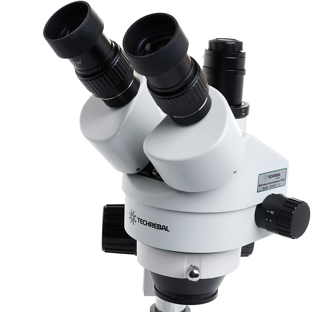 Stereomikroskop 22H auf verstellbarem Arm + 56X LED + 0,5x Barlow + Kamera „Orange Pro 4K“