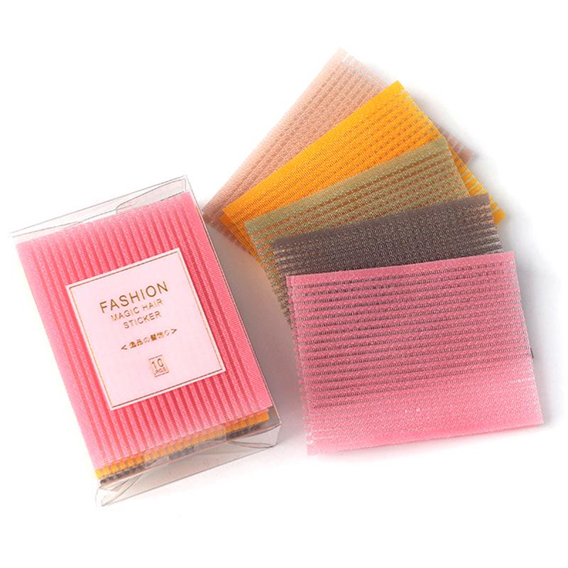 

10 шт. однотонные челки, волшебные заколки, наклейки для волос, зажимы для женщин, мытье лица, макияж, накладки, аксессуары для волос, инструменты для укладки