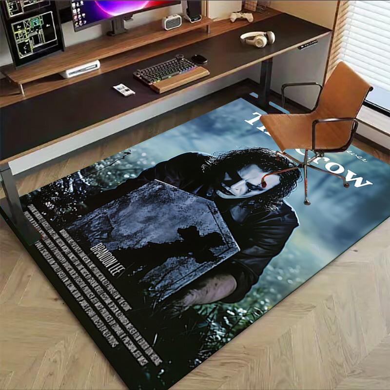 1pc Real Love Is Forever The Crow Carpet, Office Rug Outdoor Mat Home Decor Area Carpet Festival