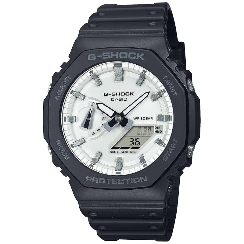 

[Casio] watch G-Shock []Black and brilliant white series GA-2100WD-1AJF men s black