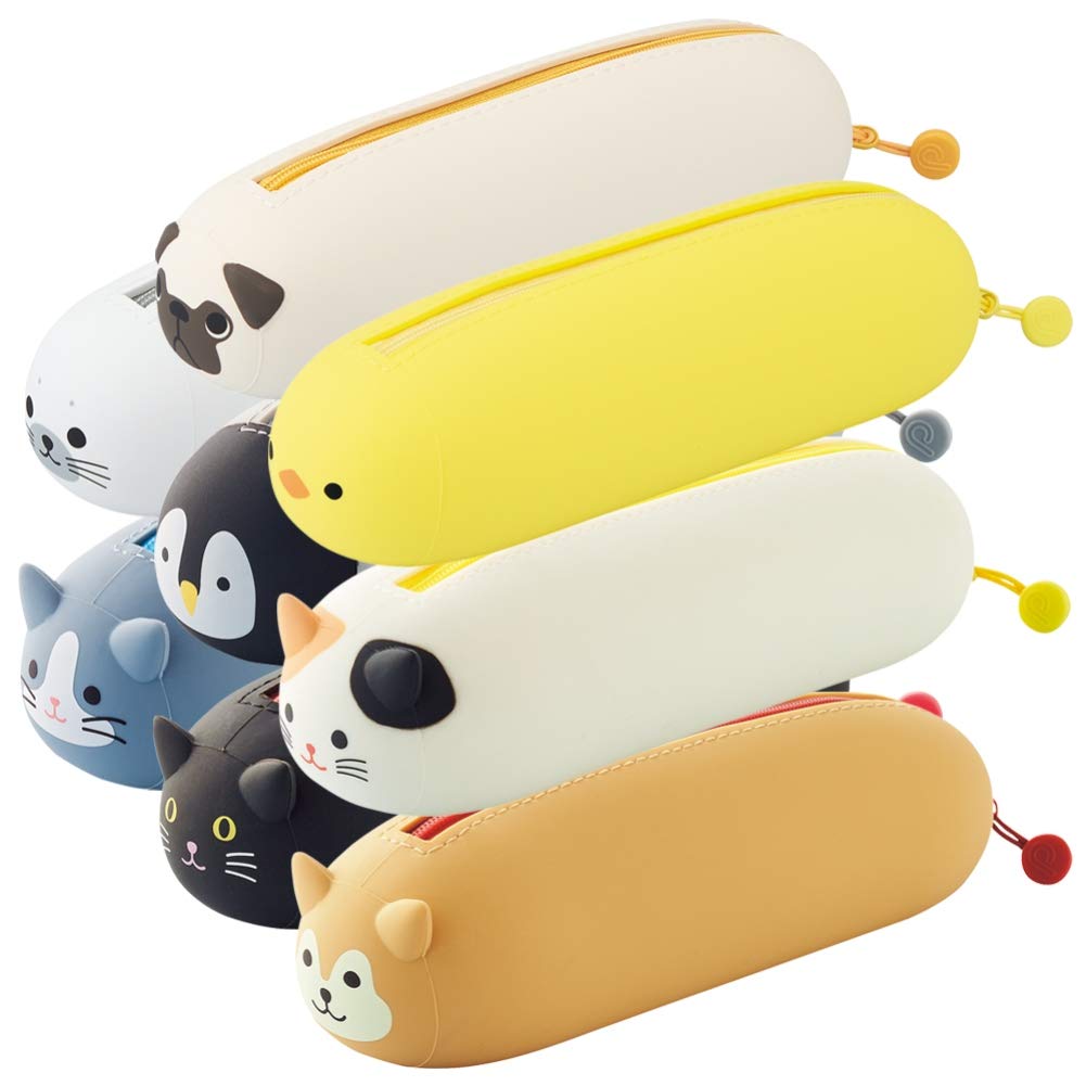 LIHIT LAB SMARTFIT Punilabo Lying Down Pen Case Pen Pouch Chick A7781-17