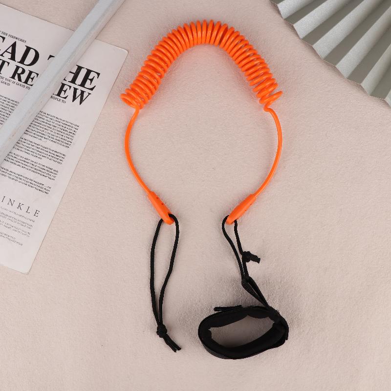 Surf Sup Kotníkový popruh Surfing Elastický Stočený Stand Up Paddle Board Popruh na nohu Popruh na kotník na surfové prkno Popruh na surfové prkno Popruh na nohu