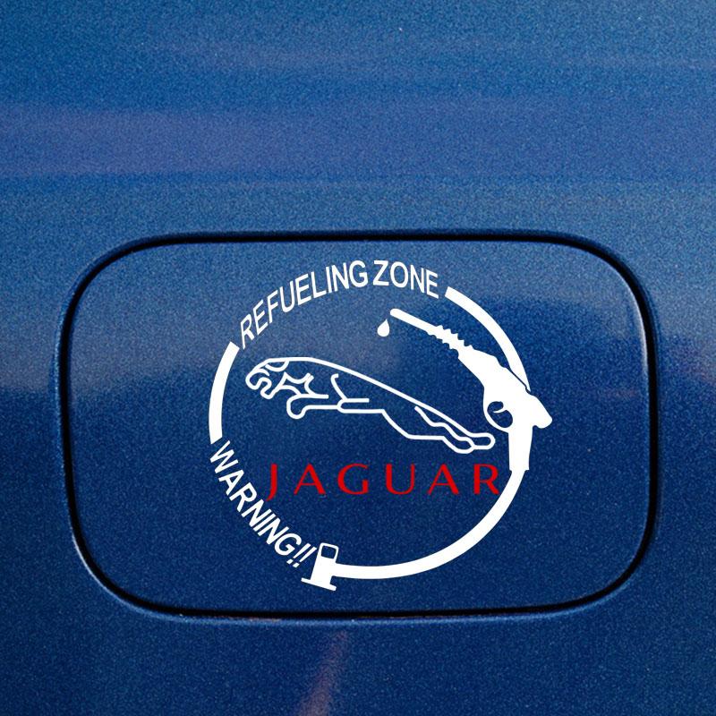 1Pcs Car Fuel Tank Cap Sticker Badge Auto Tuning Accessories For Jaguar XF XJ XE S-Type F-Type X-Type F-Pace I-Pace E-Pace XFR XKR