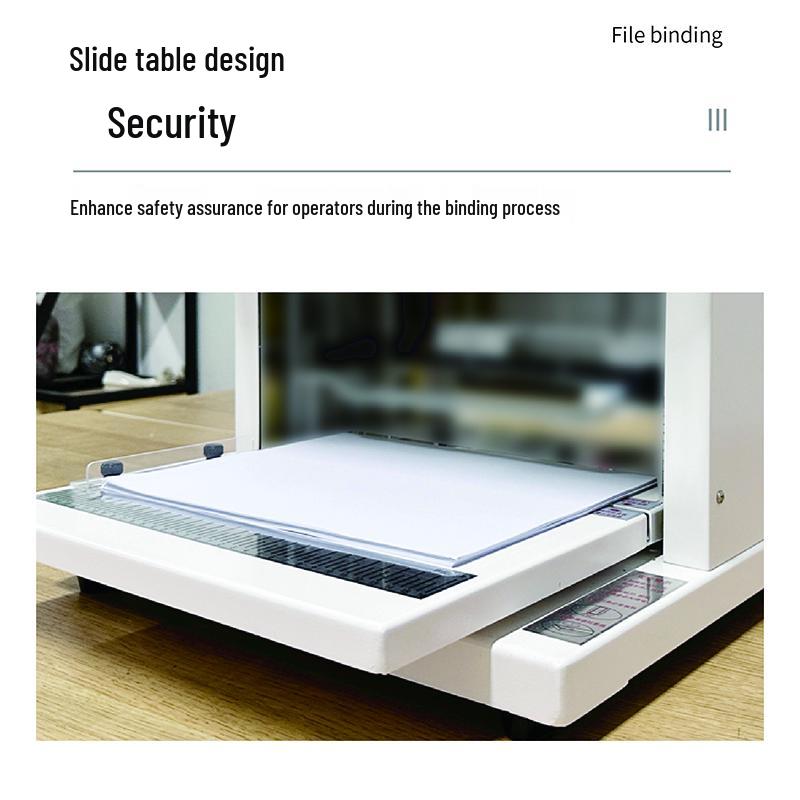 Automatic Financial Document Binding Machine CN Plug (adapter Included)