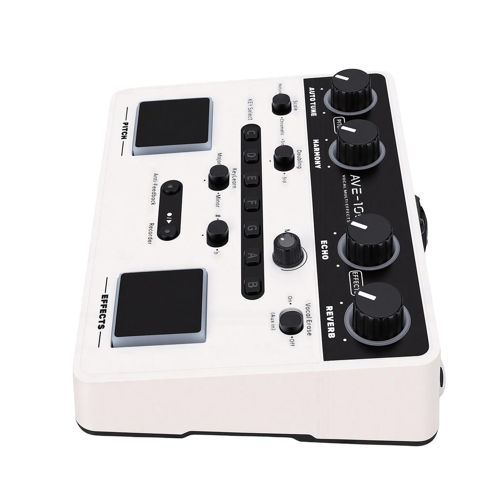 Gesangseffekte Prozessor mit Auto Pitch Harmonischem Gesangs-Eraser Looper OTG Sound Interface Heimstudio Aufnahme für