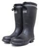 Rikioh Safety Shoes, Alkali-Resistant Rubber Boots, S235, Men's, Black, LL
