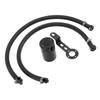 3oz Air Oil Separator Aluminium Alloy Oil Catch Can Oil Separator Tank Reservoir Kit for 1500 5.3L 6.2L 2014 to 2018