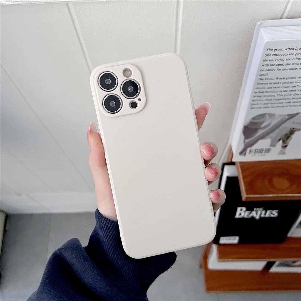 For OPPO R17 A53 A32 A31 A9 A5 2020 R17 R15 F11 Pro R11S R11 R9 Plus A3 A83 A1 Soft Silicone Straight Edge Phone Cover