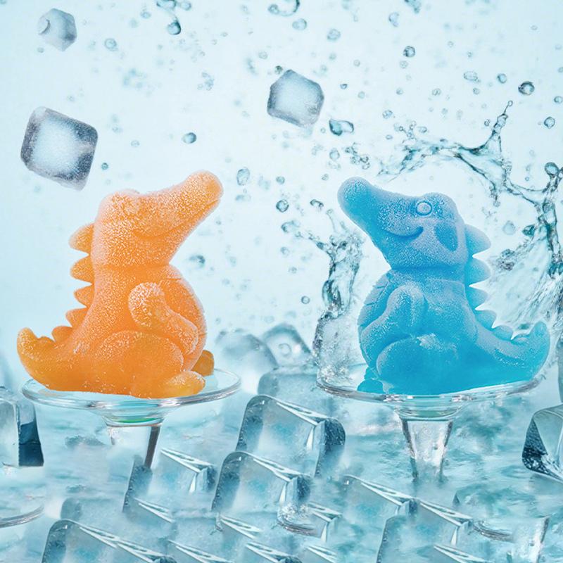 Shark Milk Jelly Silicone Mold Ice Mold Crocodile Baking Diy Mold Pudding Mousse Cake Mold Home Bar Kitchen Supplies