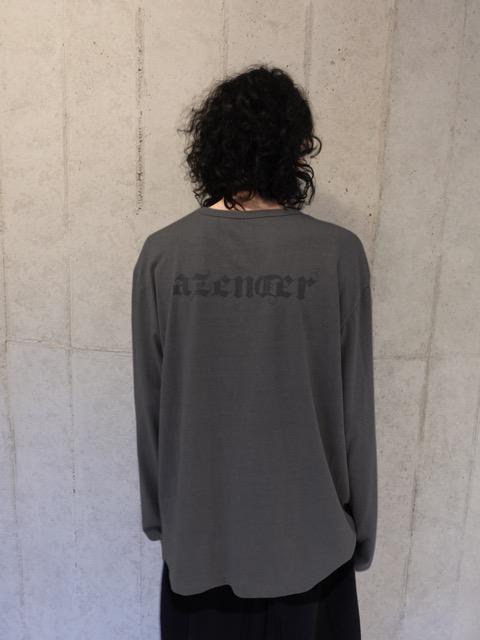 AZENDER Pigment Agenda Long Sleeve T-Shirt Charcoal