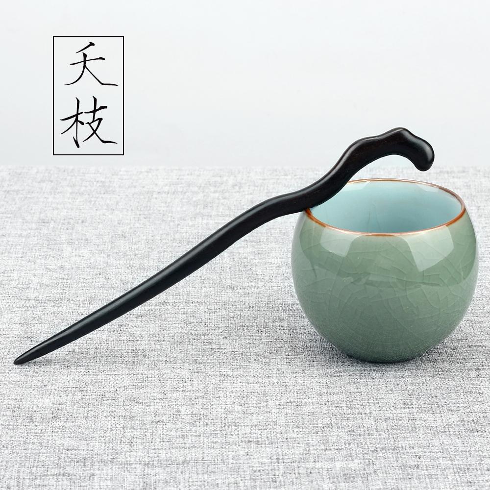 47Style Retro Sandalwood Hair Clip Hairpin Chinese Ancient Carved Wooden Chopstick Hair Stick Cosplay Party Headwear Accessories