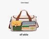 Women's & Men's Large Capacity Color Block Gym & Travel Crossbody Bag