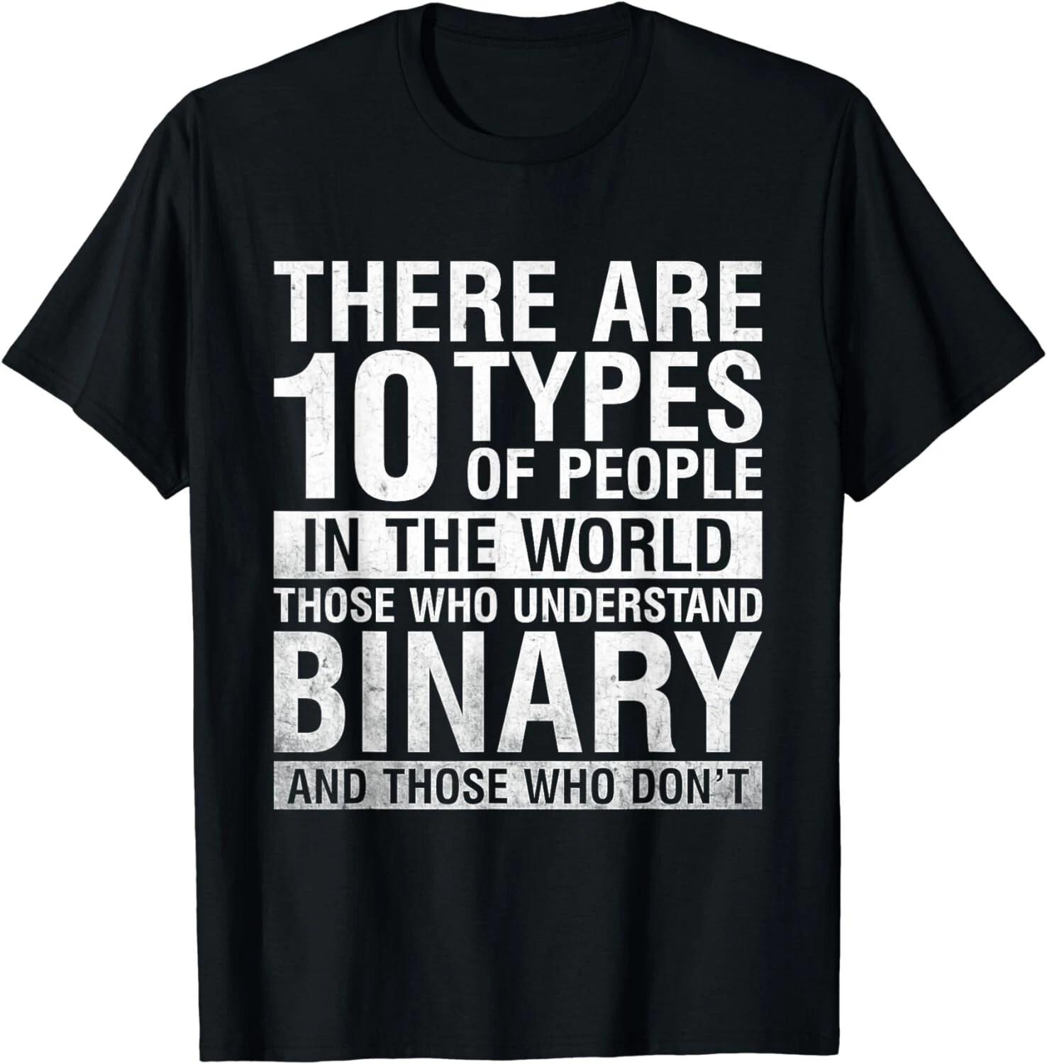 Funny Computer Science Binary Code Computer Programmer Gift Unisex T-Shirt S