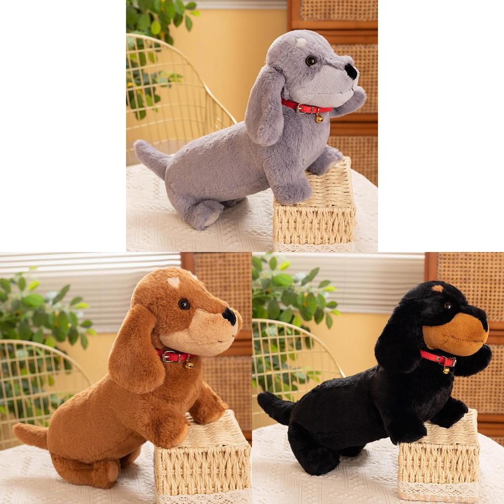 Dog Plush Dachshund Toy Stuffed Animal Doll Bedroom Decoration Kids Gift 30cm