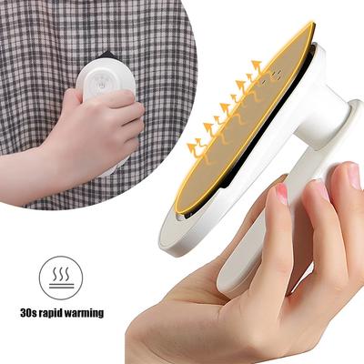 Mini vaporizador de mano recargable por USB, plancha de tela de mano, 3 niveles de calor, 110 W, vaporizador de viaje para ropa