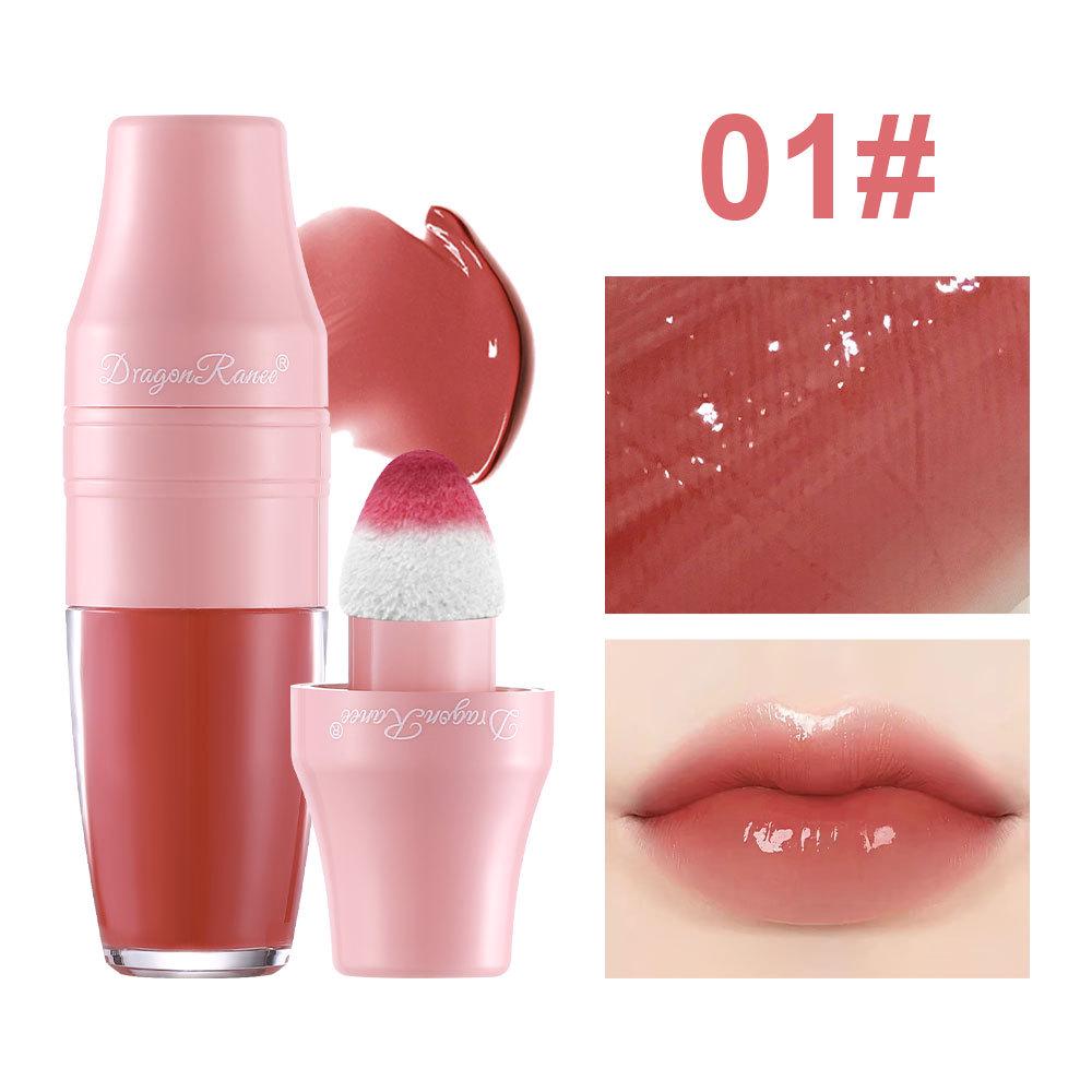 DragonRanee Mirror-Finish Waterproof Lip Tint: Cute, Non-Stick, Liquid Lipstick & Blush