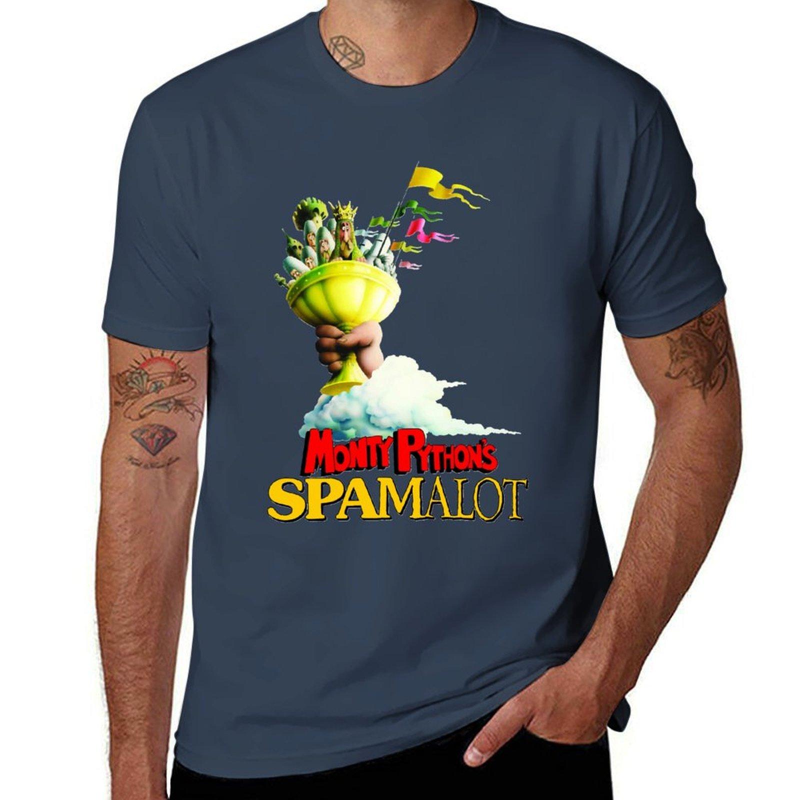 Mon Py ThreethonS Spamalot TShirt Gym Wear Breathable Short Sleeve Tee S