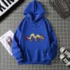 Thickened Fleece Hooded Sweatshirt Pullover Outer Wear Printed Autumn Winter Warm Sweatshirt Women's Oversize Clothes