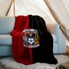 1PC Coven-try Football Club Crest Printed Soft Flannel Blanket Throw for Adult Bedroom Living Room Sofa Camping Travel Fan gifts Christmas Gifts