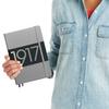 Leuchtturm A5 Notebook with Dotted Grid, Silver, 355678, Officially Imported