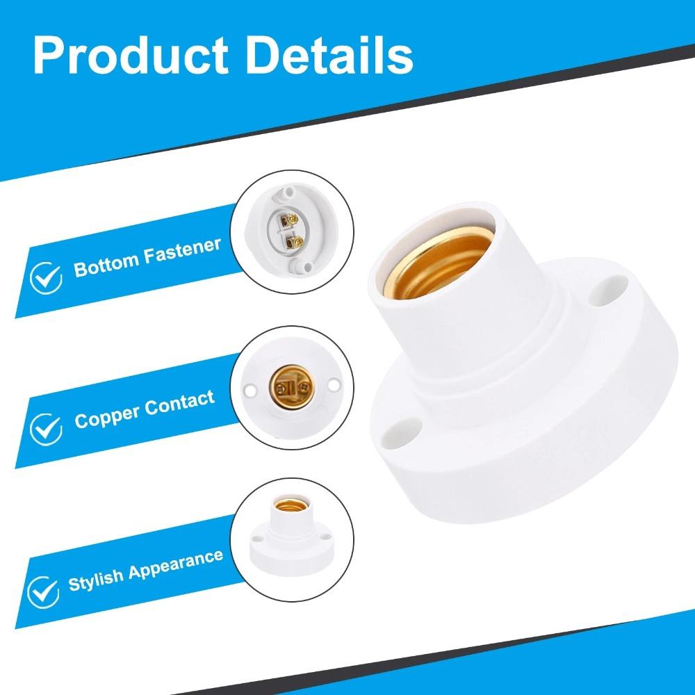 Suitable for Led Bulb Base Accessories Plug E27 E14 Bayonet Extension Lamp Port Conversion Head Lamp Holder