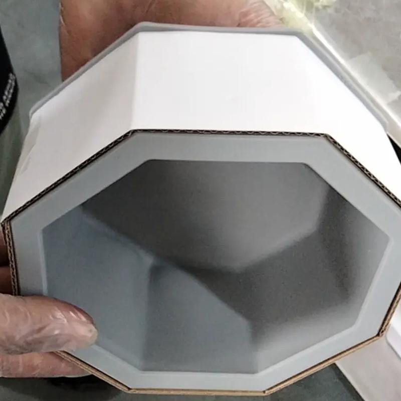 Blumentopf-Silikonform für Beton, Zement, Blumentopfform, Aromatherapie-Gipsform, handgefertigte Ton-Blumentopfform