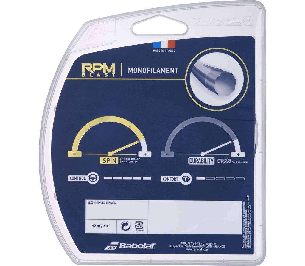 Babolat RPM Blast 125 200m roll product (Gauge 1.25mm)