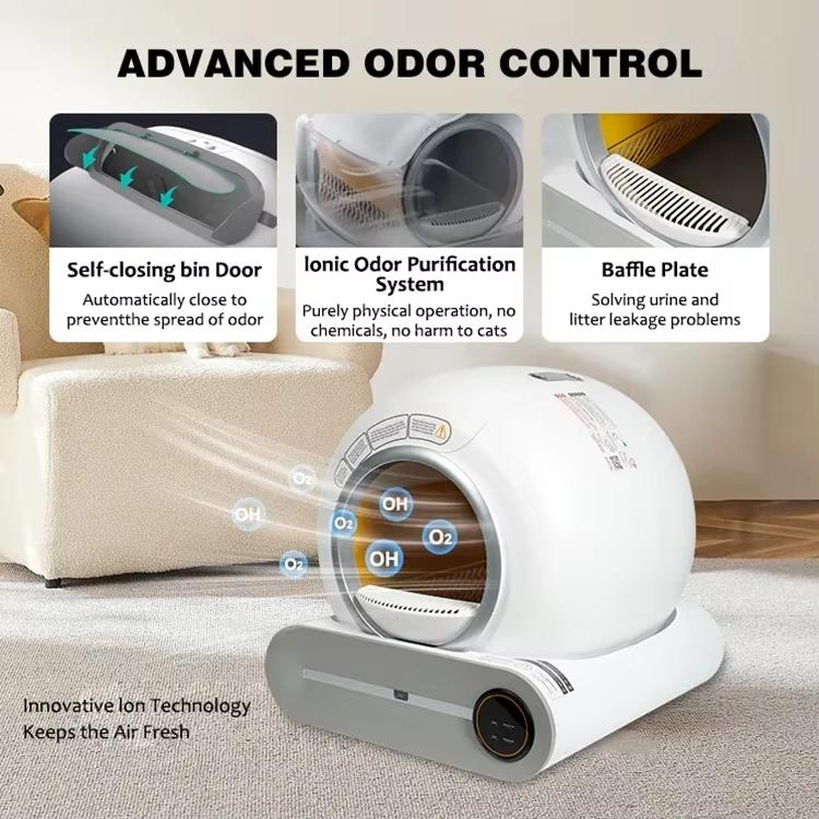 The Latest International Version T1 Intelligent Self-cleaning Automatic Cat Litter Bin